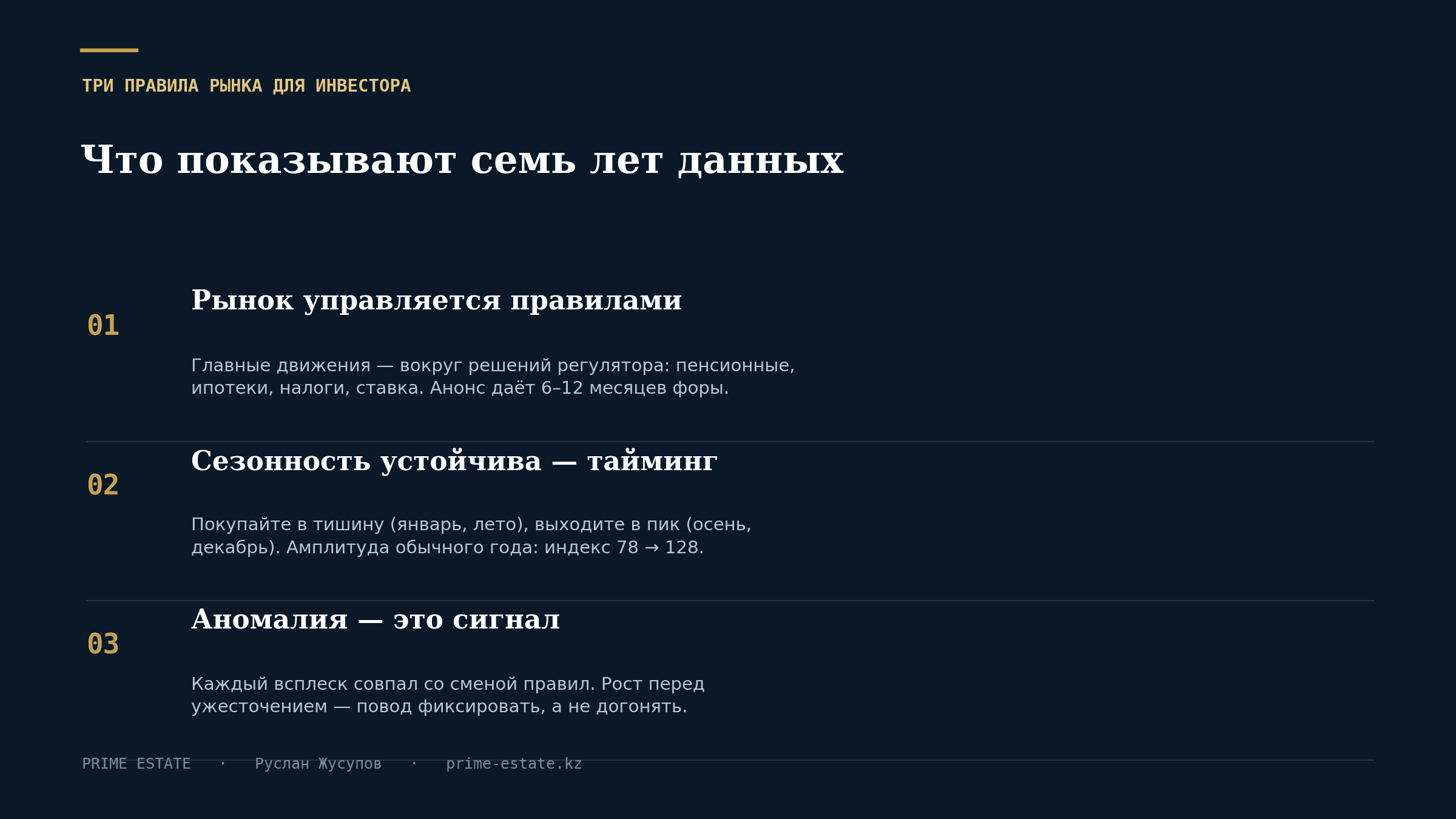 Три правила