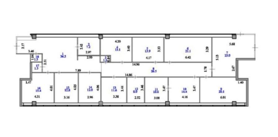 Офис 245.0 м², Астана