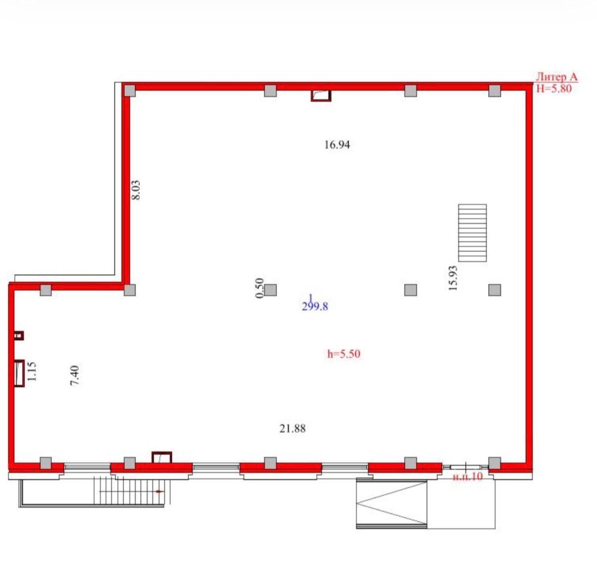 Коммерческое помещение 440.0 м², Астана