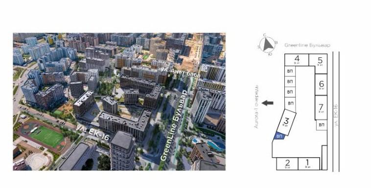 Коммерческое помещение 83.47 м², Астана