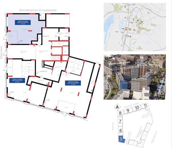 Commercial space 56.53 м², Astana
