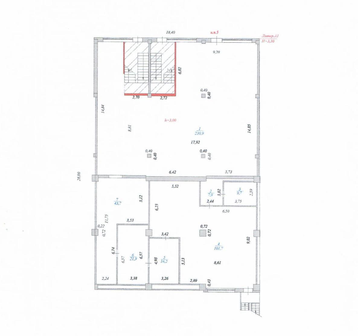 Коммерческое помещение 432.0 м², Астана