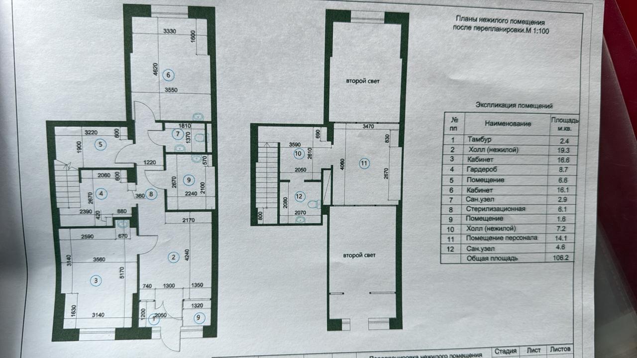 Коммерческое помещение 106.0 м², Астана