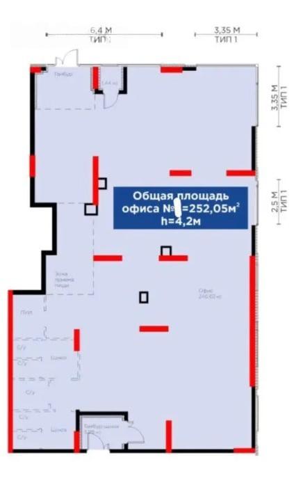 252.05 m² commercial space, Astana — photo 2