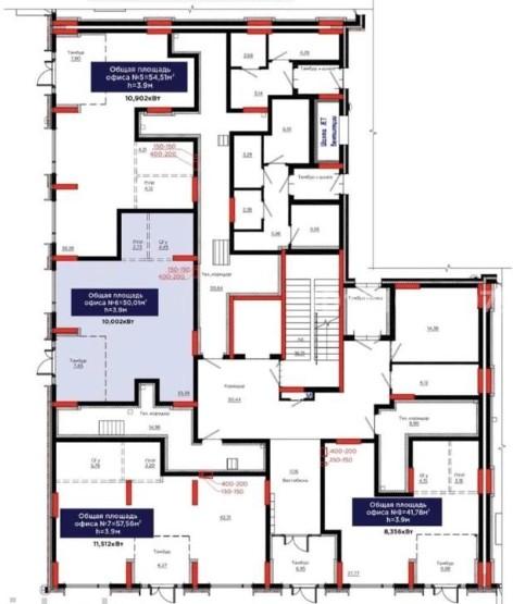 Коммерческое помещение 50.0 м², Астана