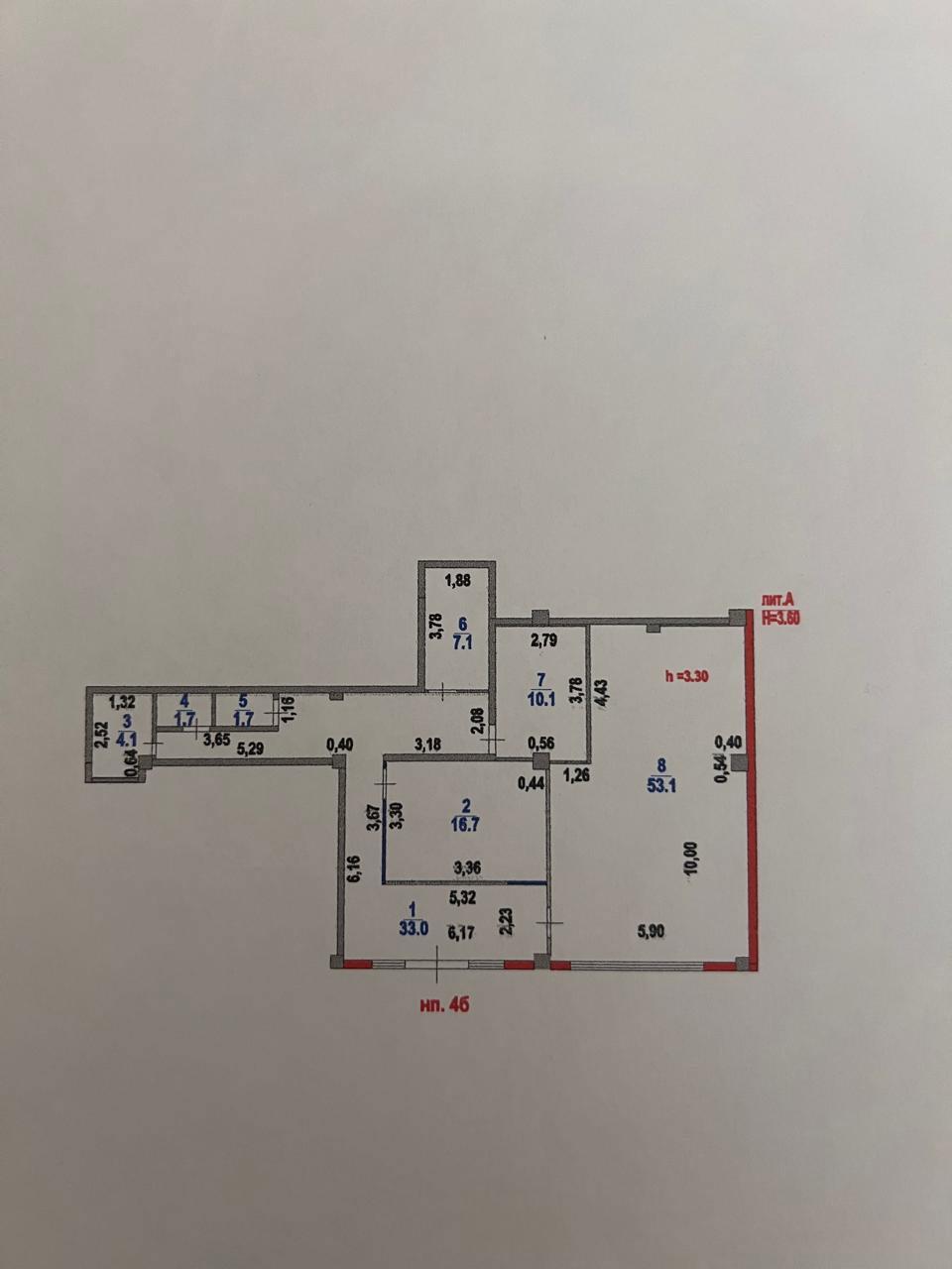 Коммерческое помещение 127.5 м², Астана