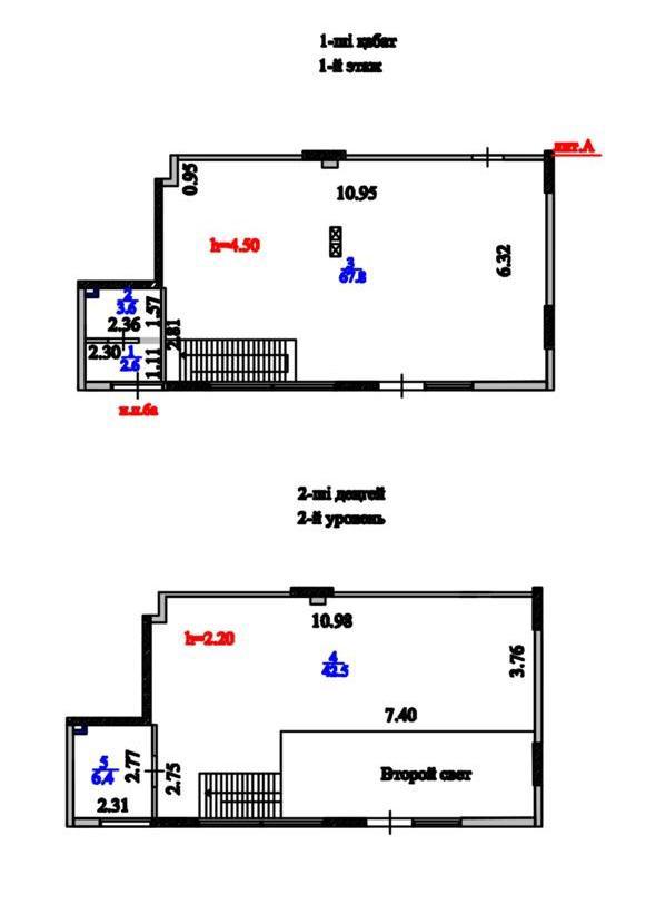 Коммерческое помещение 122.0 м², Астана