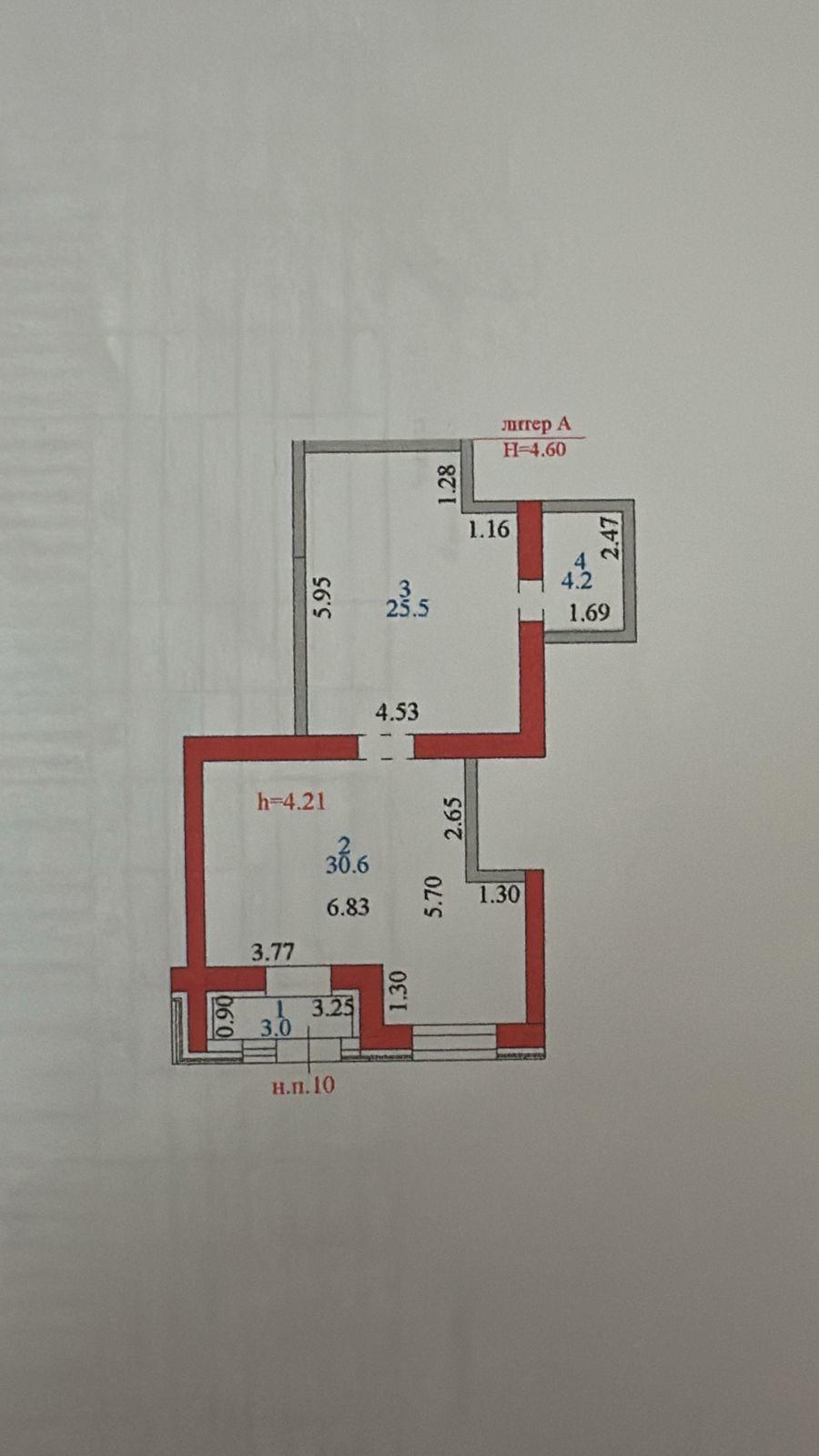 Коммерческое помещение 64.0 м², Астана