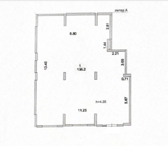 Коммерческое помещение 135.2 м², Астана