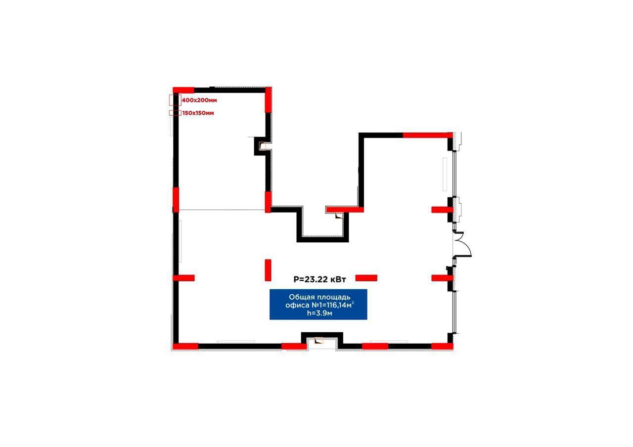 Коммерческое помещение 116.14 м², Астана