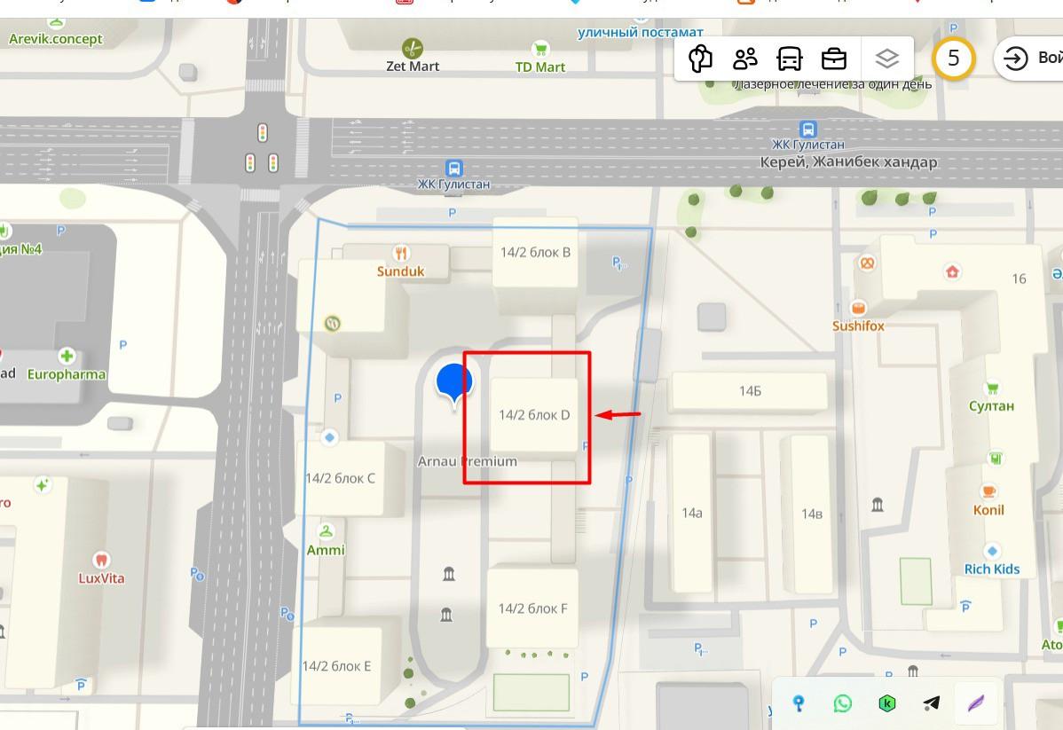 Коммерческое помещение 392.3 м², Астана