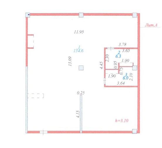 Коммерческое помещение 280.0 м², Астана