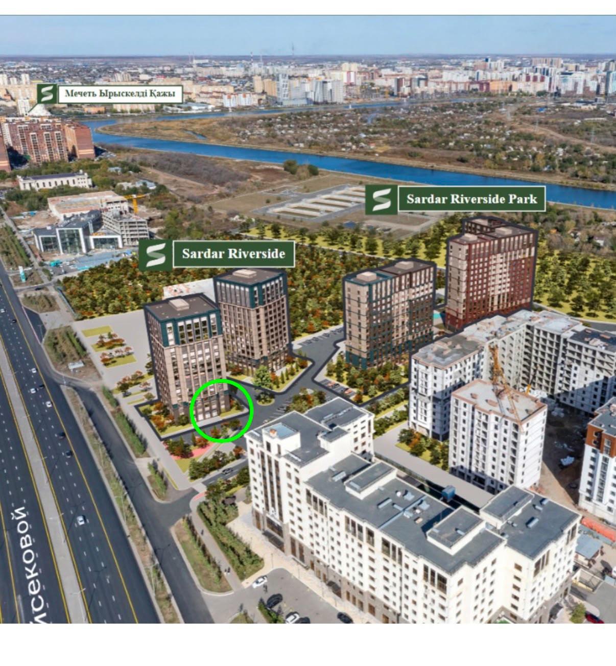 Коммерческое помещение 78,6 м², Астана