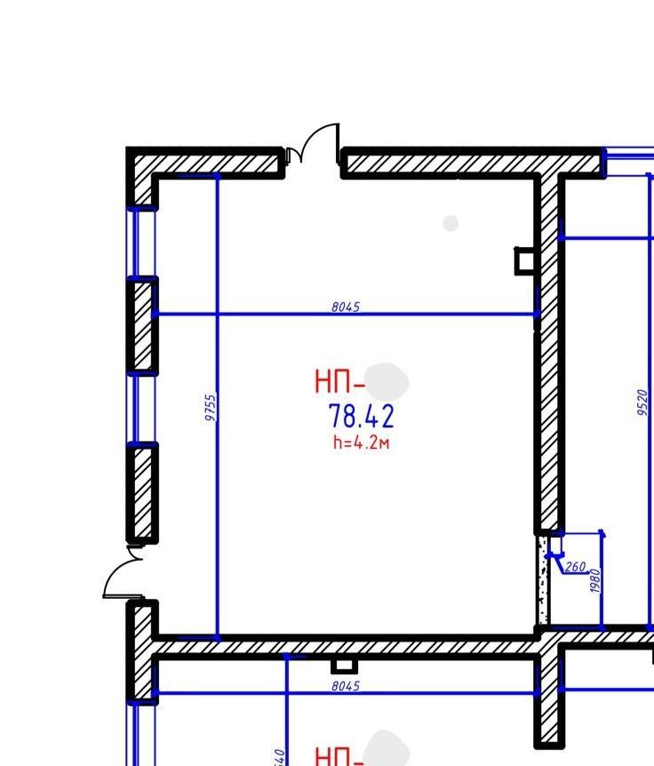 Коммерческое помещение 78.42 м², Астана
