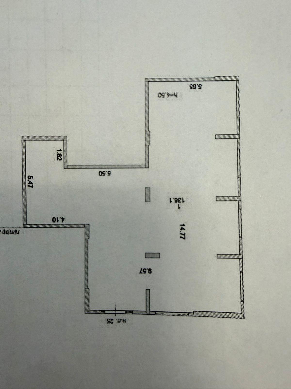 Коммерческое помещение 137.0 м², Астана