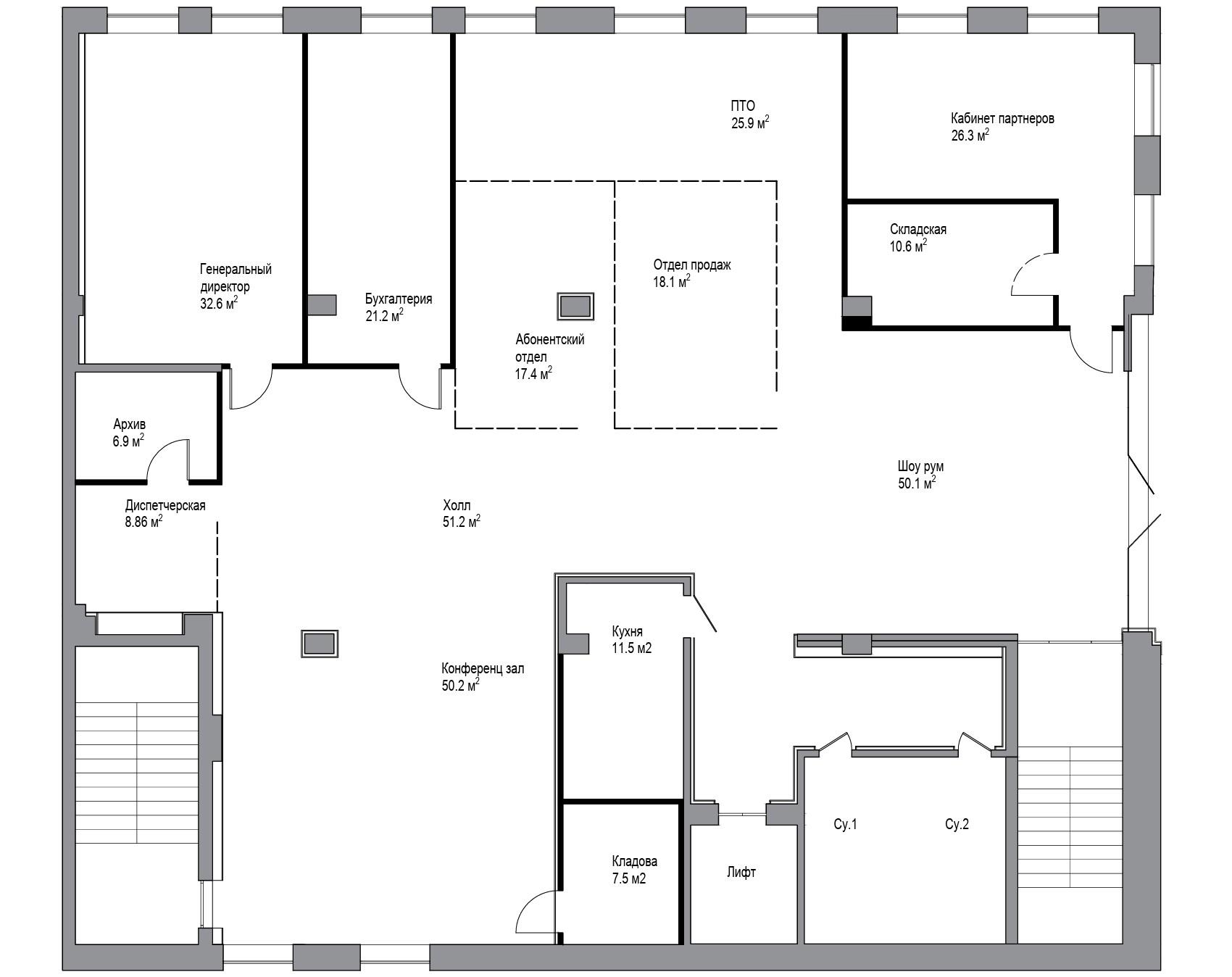 Коммерческое помещение 400.0 м², Астана
