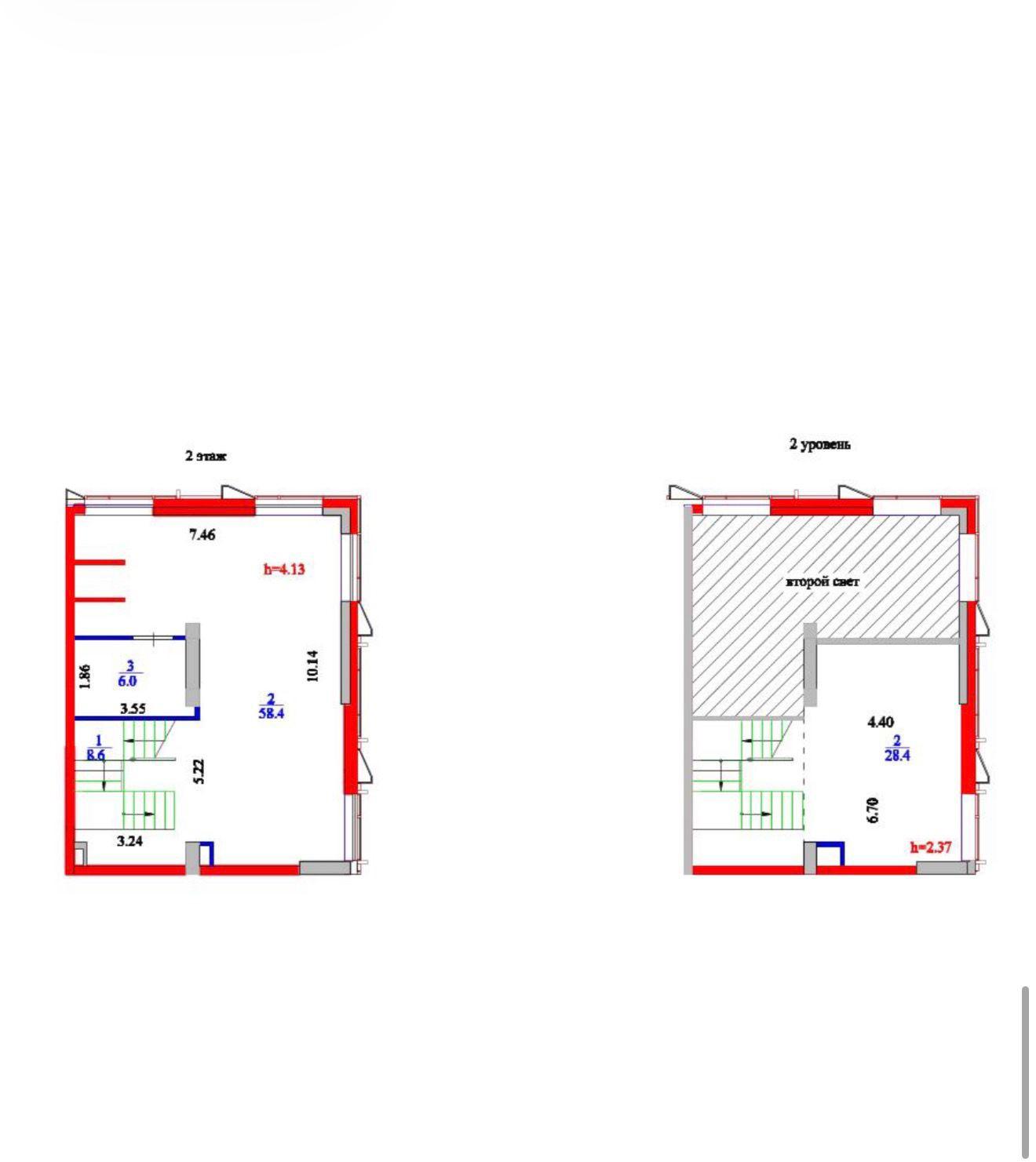 Commercial space 239.0 м², Astana