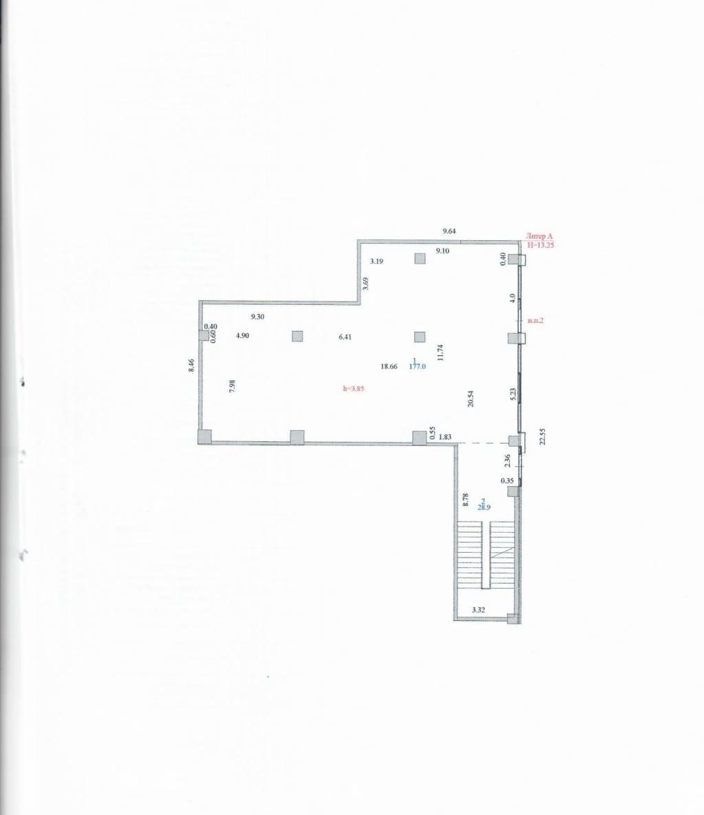 Коммерческое помещение 1008.7 м², Астана