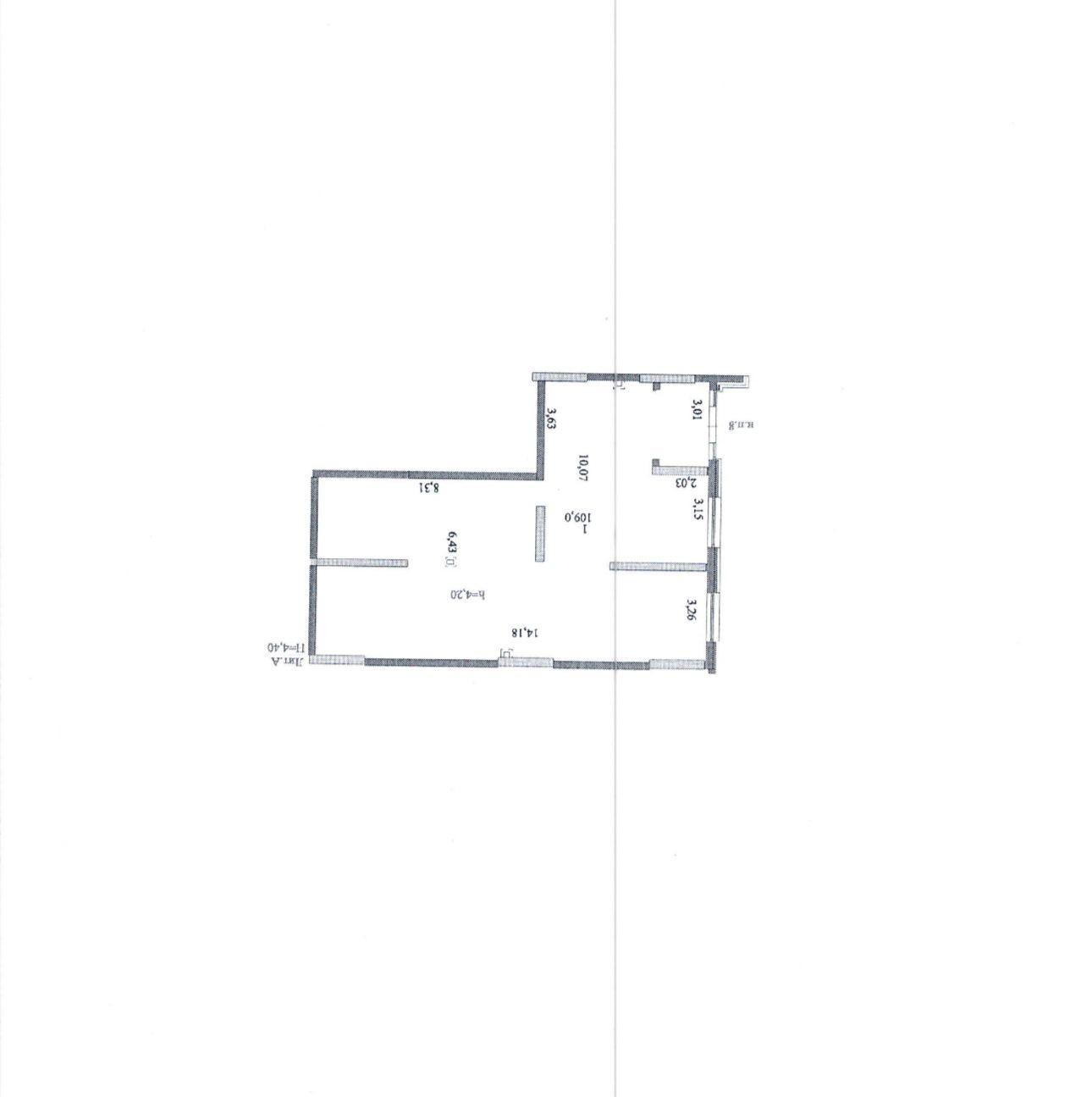 Commercial space 109.0 м², Astana