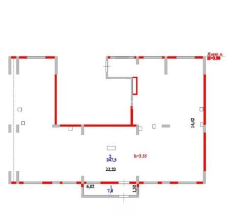 Коммерческое помещение 255.0 м², Астана
