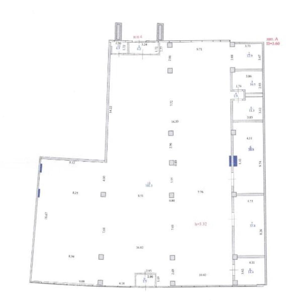 Коммерческое помещение 841.0 м², Астана
