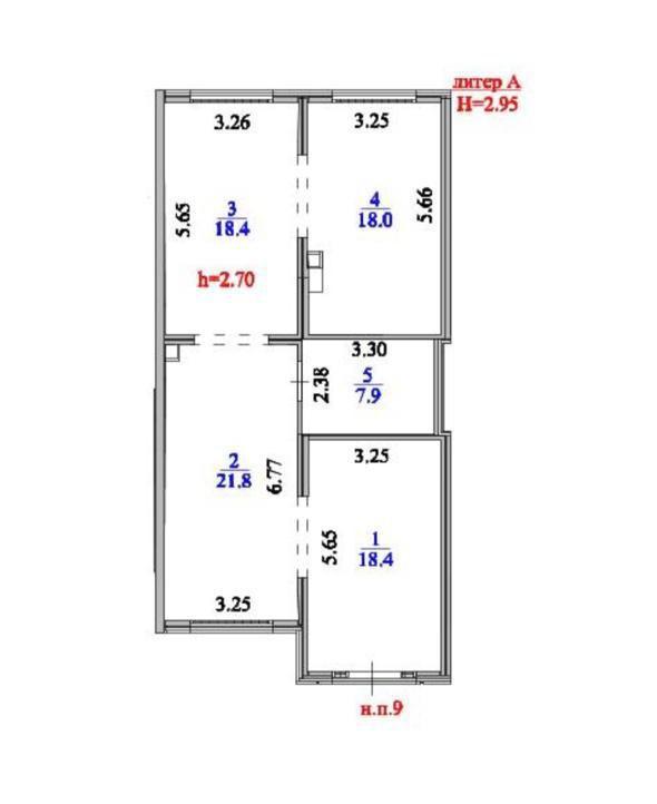 Коммерческое помещение 86.0 м², Астана