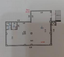 Коммерческое помещение 122.5 м², Астана