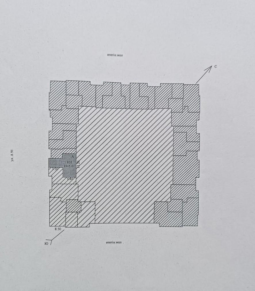 Коммерческое помещение 190.0 м², Астана