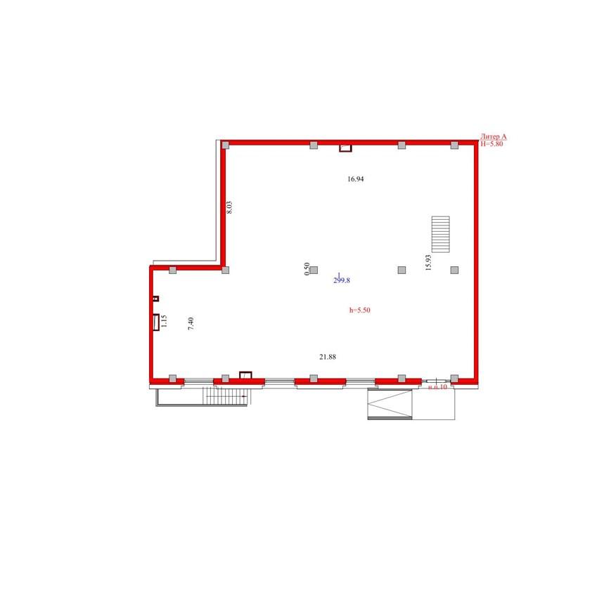 Коммерческое помещение 440.0 м², Астана