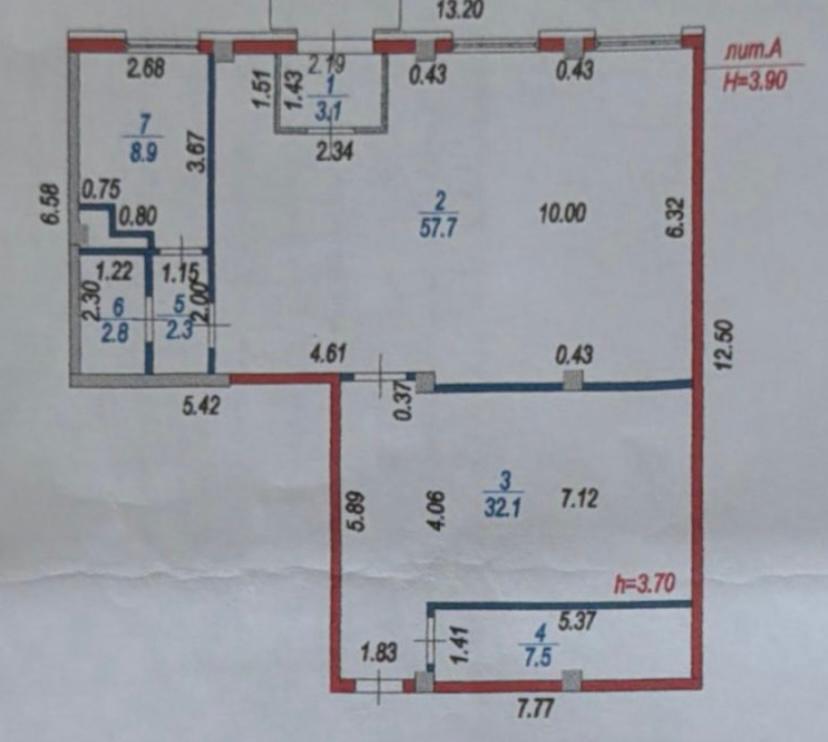 Коммерциялық үй-жай 114.0 м², Астана