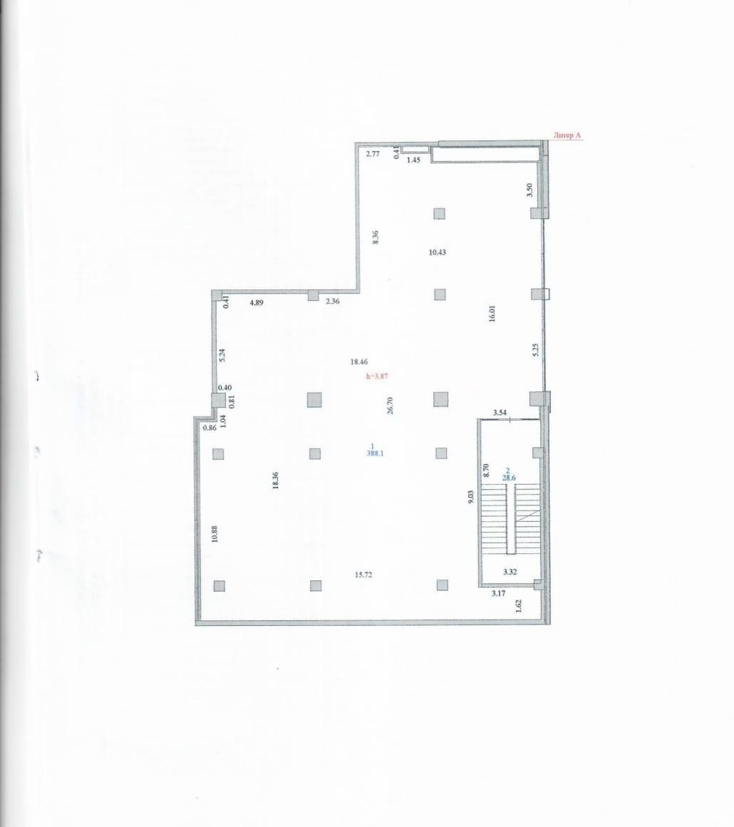 Коммерческое помещение 1008.7 м², Астана