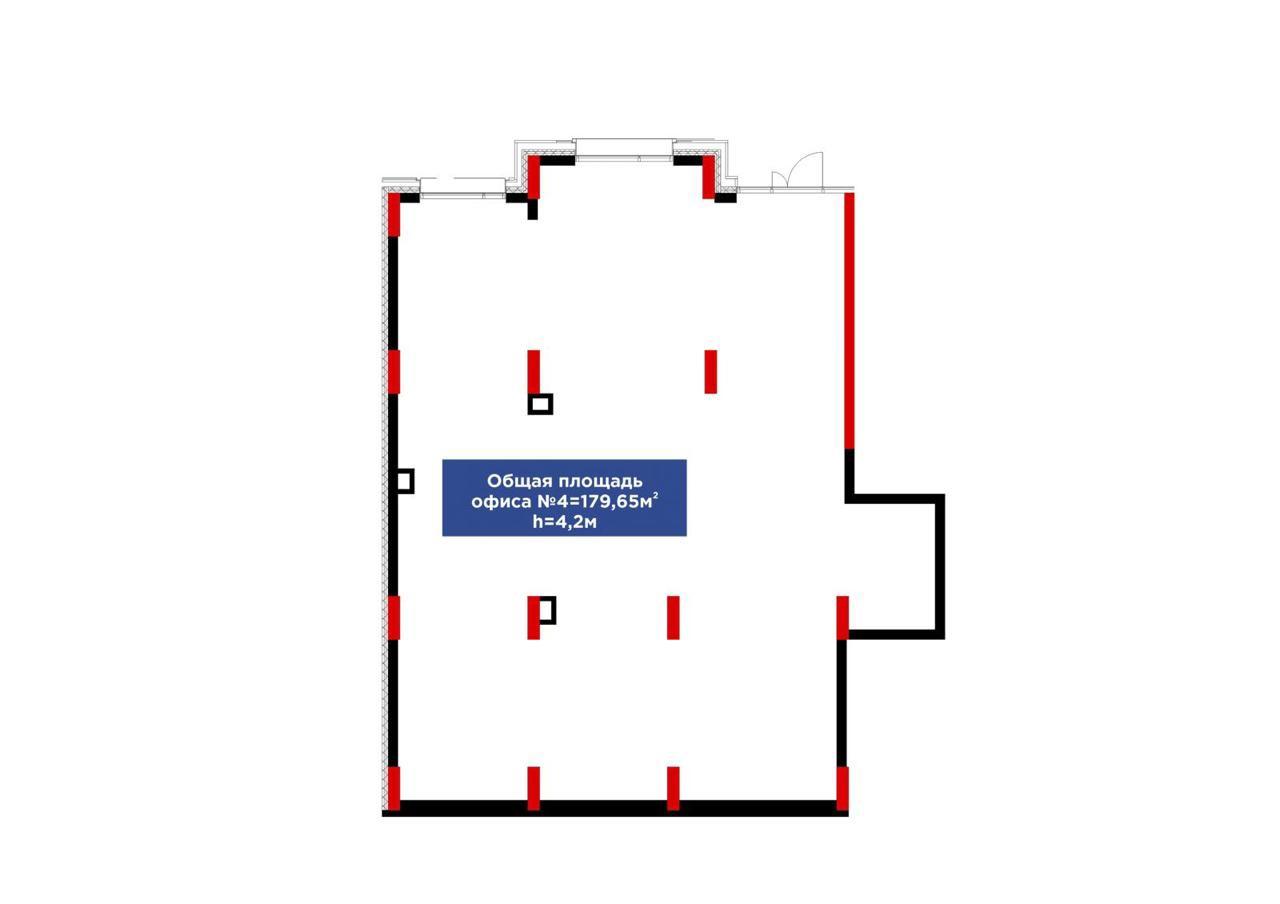 Коммерческое помещение 184.0 м², Астана