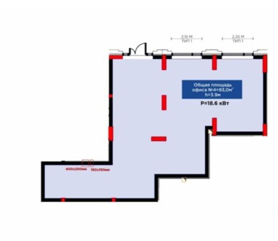 Коммерческое помещение 125.0 м², Астана