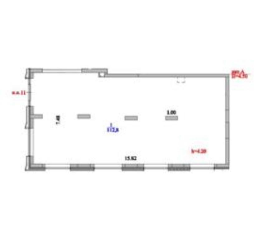 Коммерческое помещение 112.8 м², Астана
