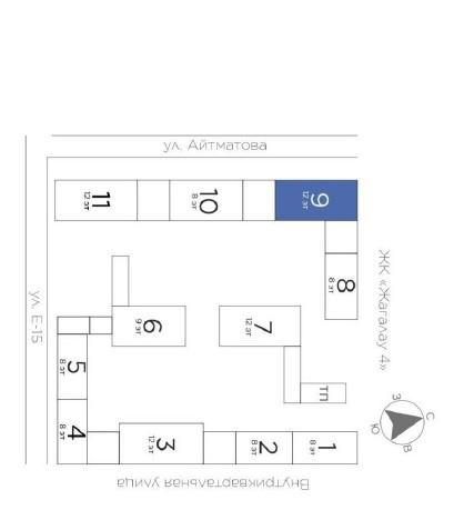 Коммерческое помещение 104.0 м², Астана
