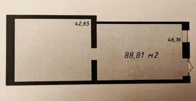 Коммерческое помещение 88.81 м², Астана