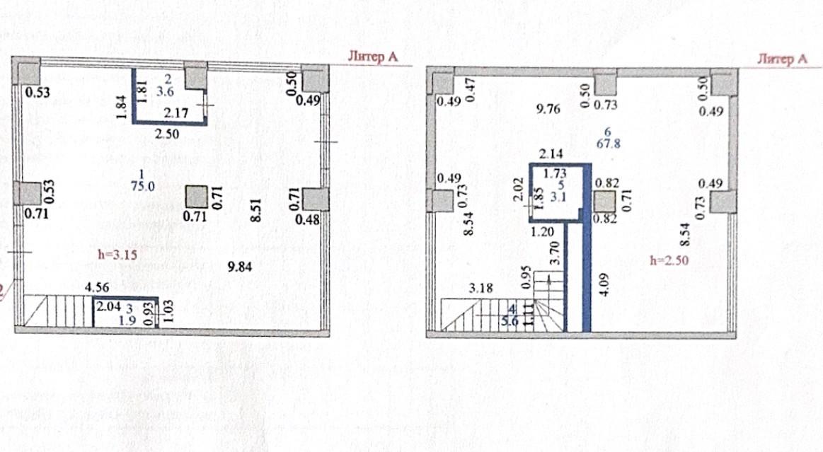 Коммерческое помещение 160.0 м², Астана